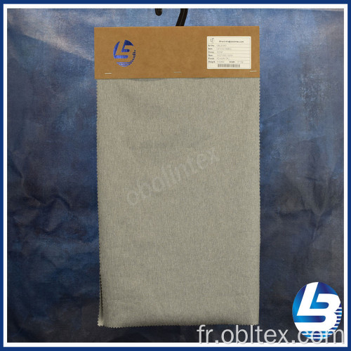 Tissu Twill Cationic en polyester obl20-665 avec revêtement TPU